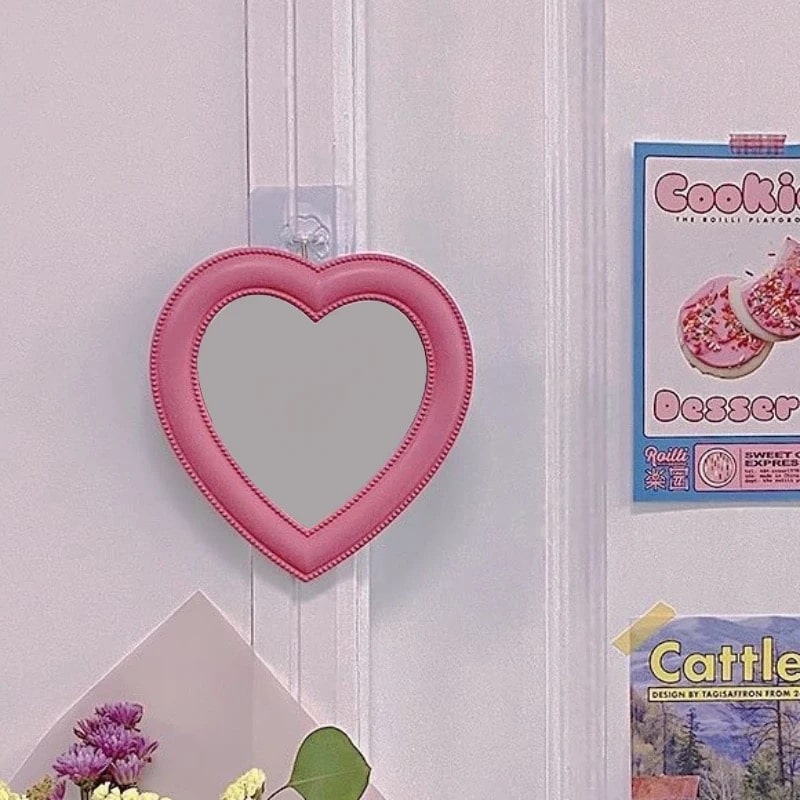 Pillow Heart Mirror