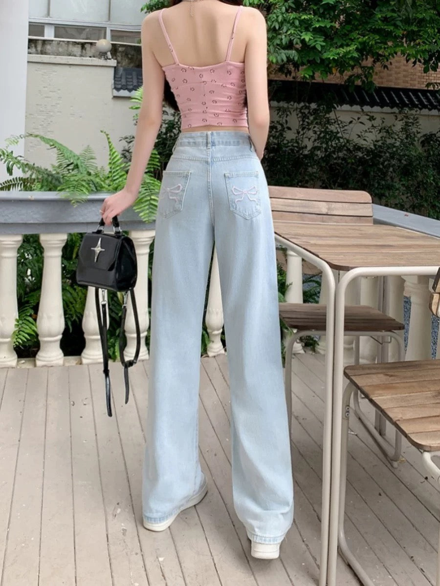 Coquette Bow Jeans