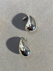 Silver Teardrop Drop Earring