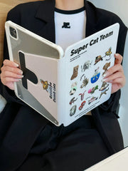 Super Cat Team iPad Case