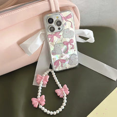 Pink Bow Bunny iPhone Case