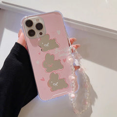 Pink Bunny iPhone Case