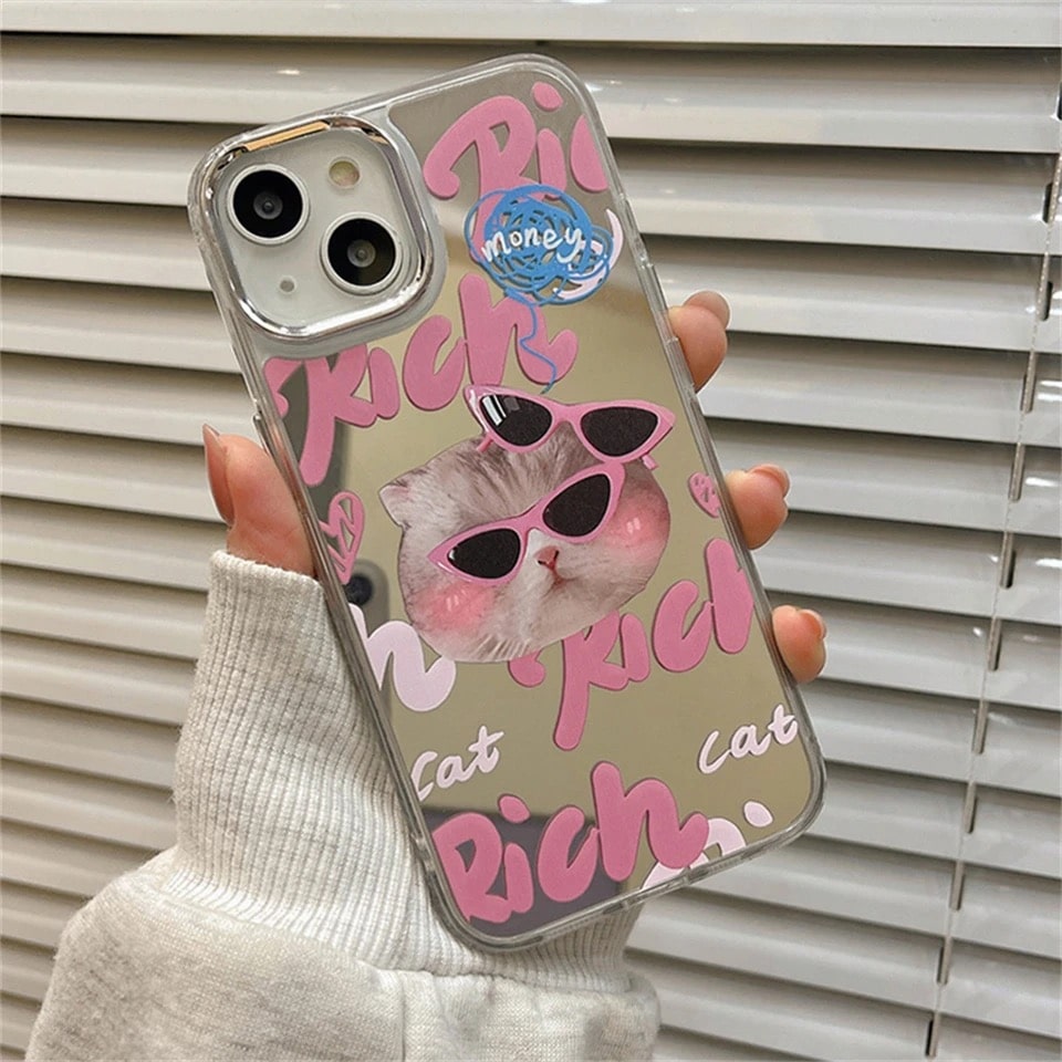 Cat Mirror iPhone Case
