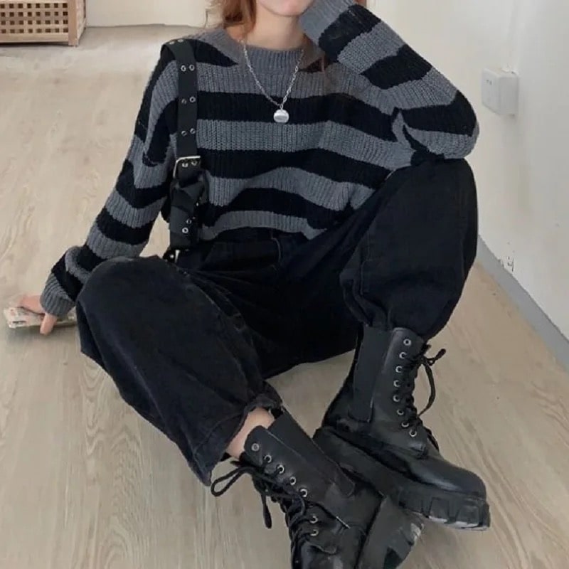 Y2K Cropped Sweater