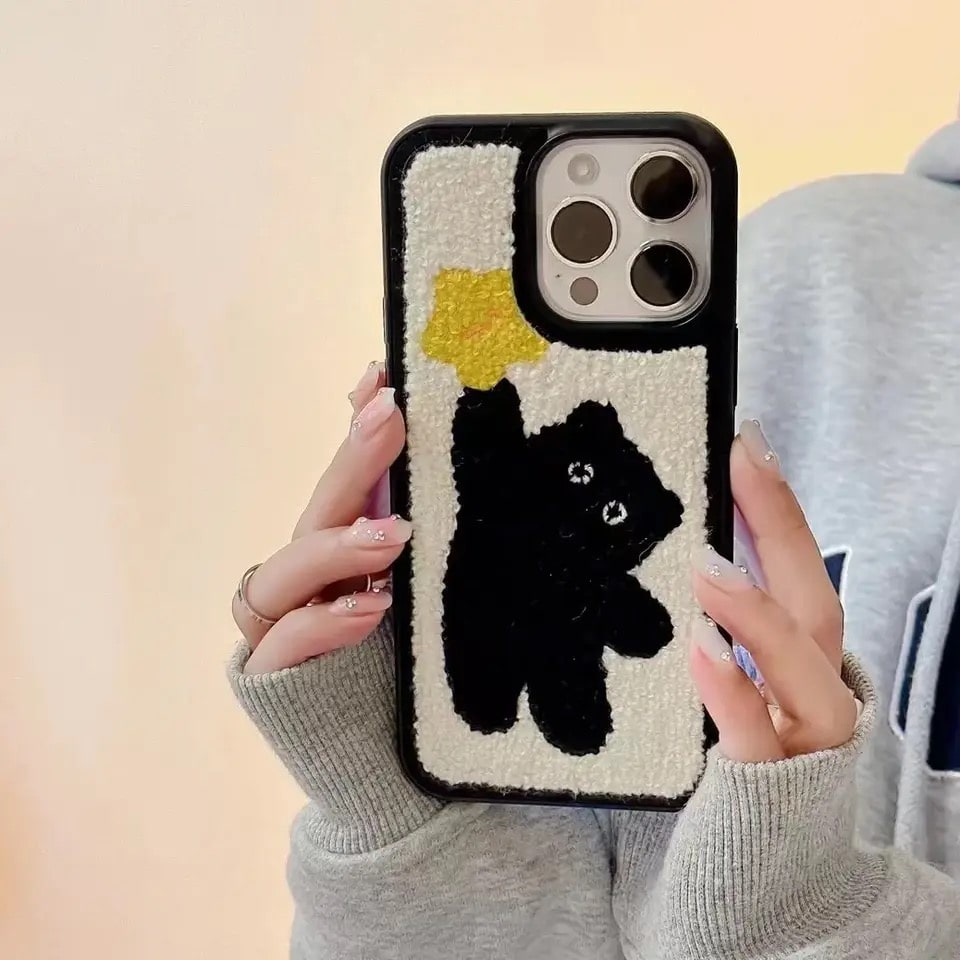 Korean Plush IPhone Case