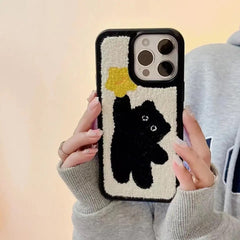 Korean Plush IPhone Case