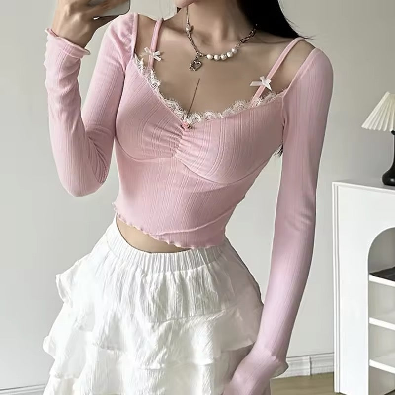 Coquette Pink Top