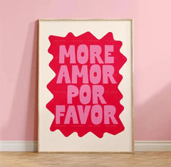 More Amor Wall Poster