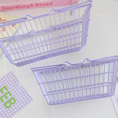 Mini Shopping Cart Storage Basket