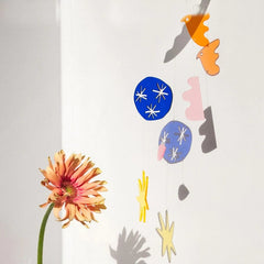 Geometric Wind Chime Mobile