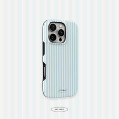 Blue Striped iPhone Case