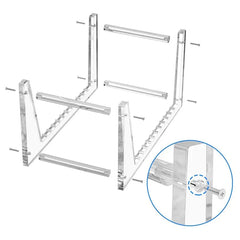 Clear Vinyl Record Stand