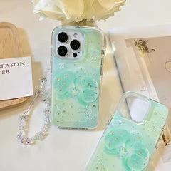 Mint Orchid iPhone Case
