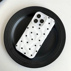Glossy Polka Dot iPhone Case