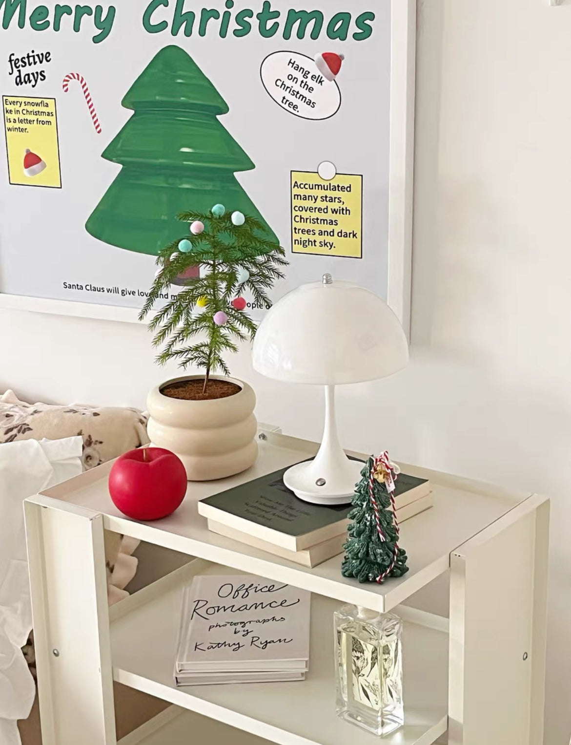 White Mushroom Desk Lamp