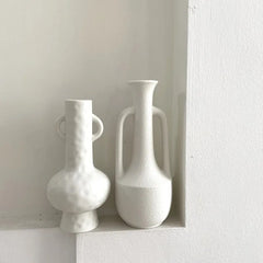 Milky White Vases