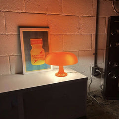 White Mushroom Table Lamp