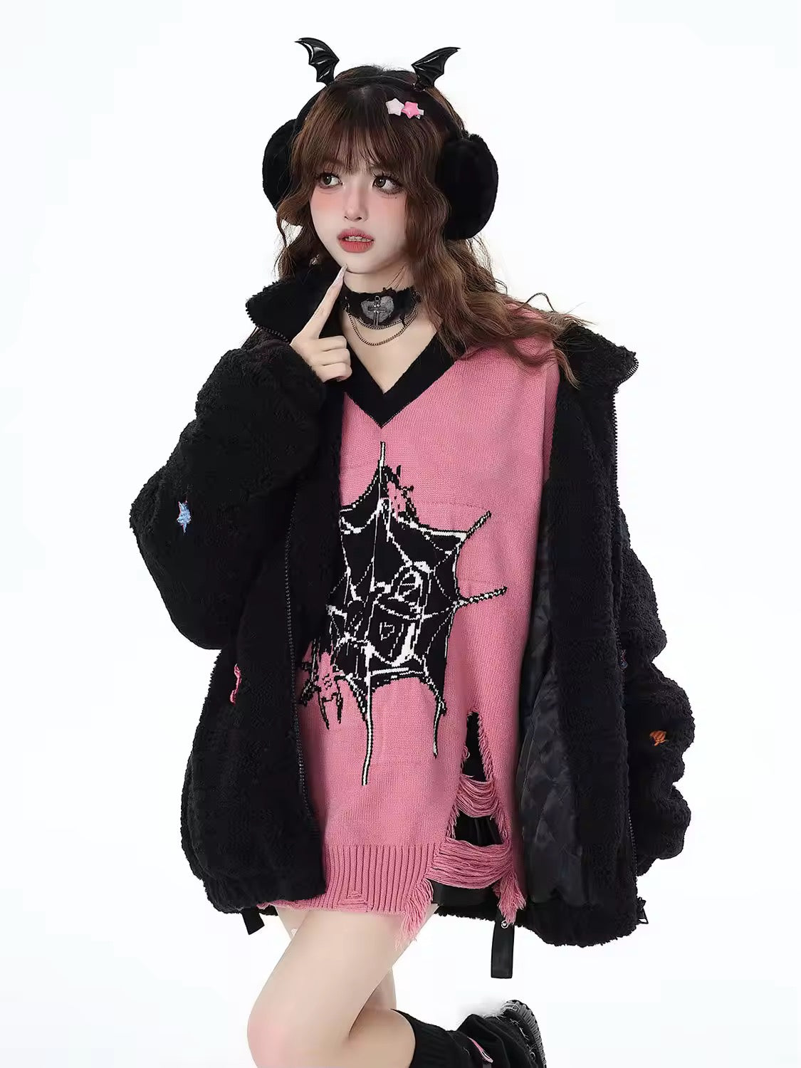 Y2K Gothic Sweater