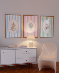 Pastel Bunny Poster Set