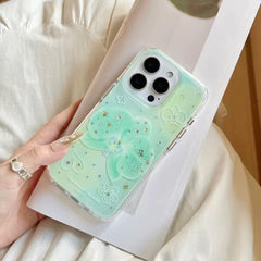Mint Orchid iPhone Case