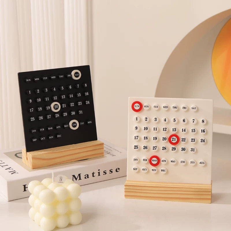 Acrylic Tabletop Calendar
