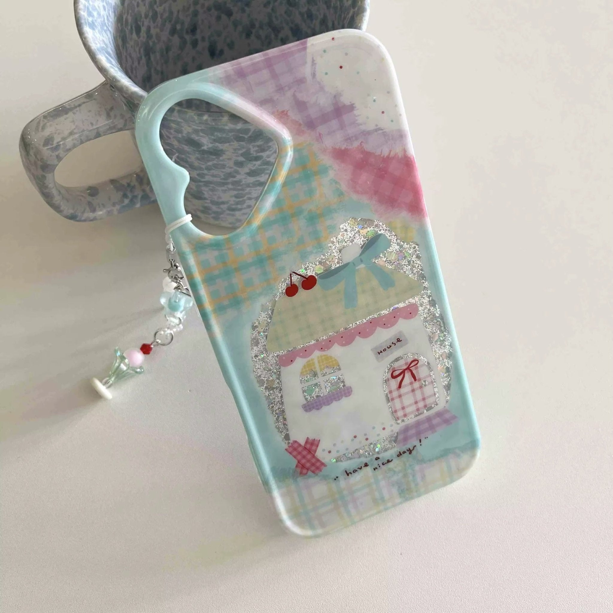 Cartoon House Kawaii iPhone Case