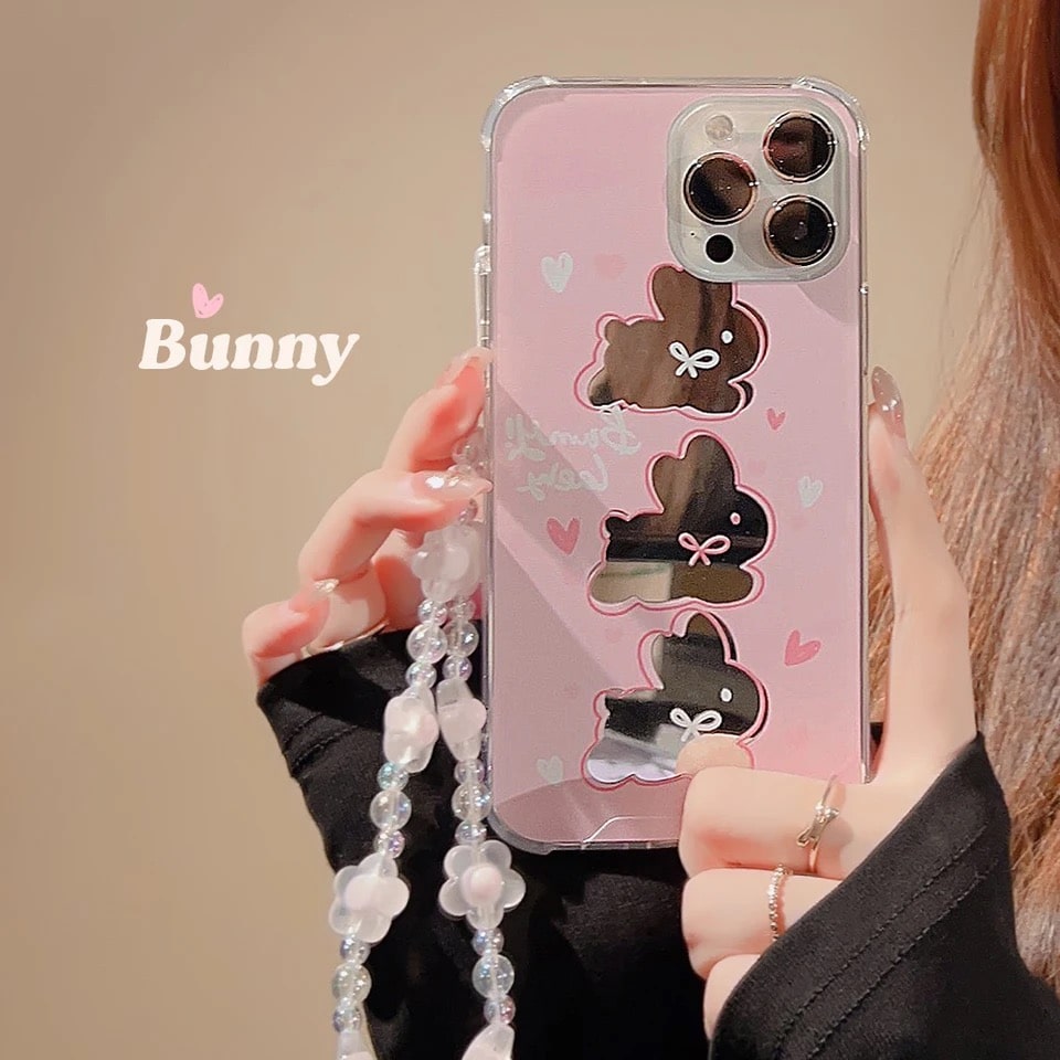 Pink Bunny iPhone Case