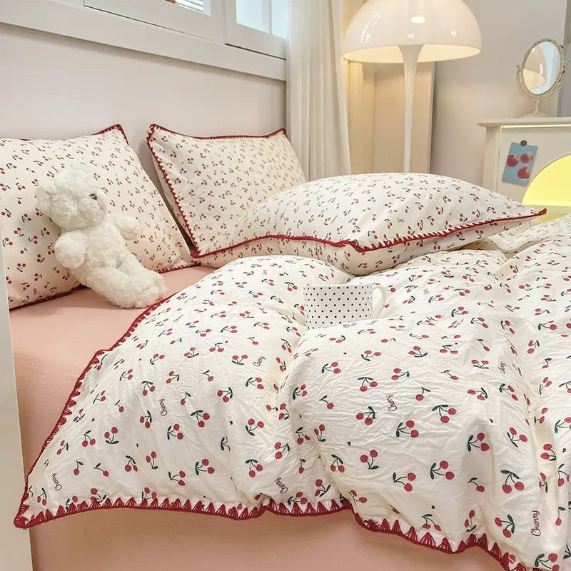Cherry Soft Bedding Set
