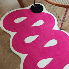 Pink Abstract Rug