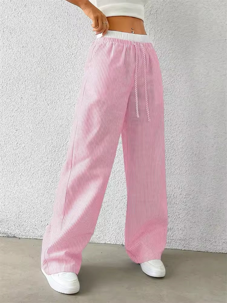 Striped Pink Pants