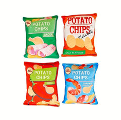 Plush Potato Chips Dog Toy