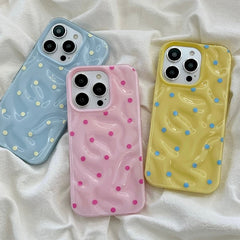 Glossy Polka Dot iPhone Case