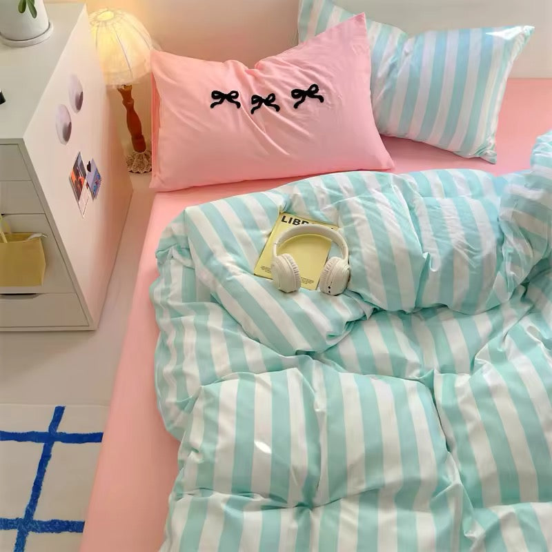 Brown Polka Dot Bedding Set