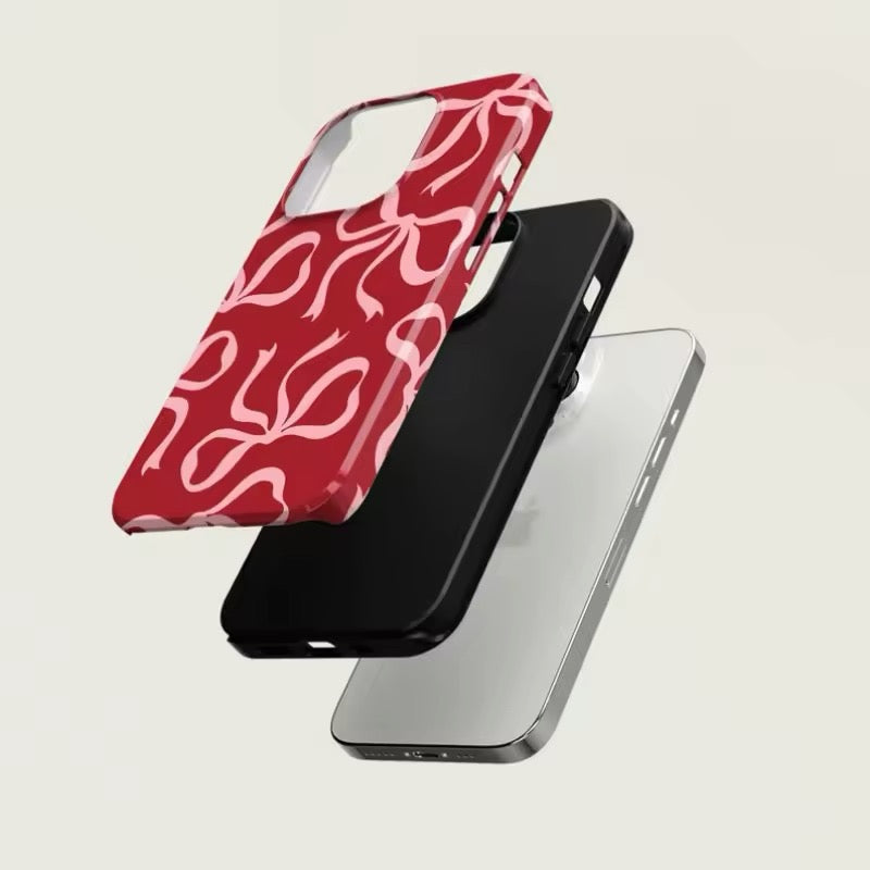 Coquette Pink Bow iPhone Case