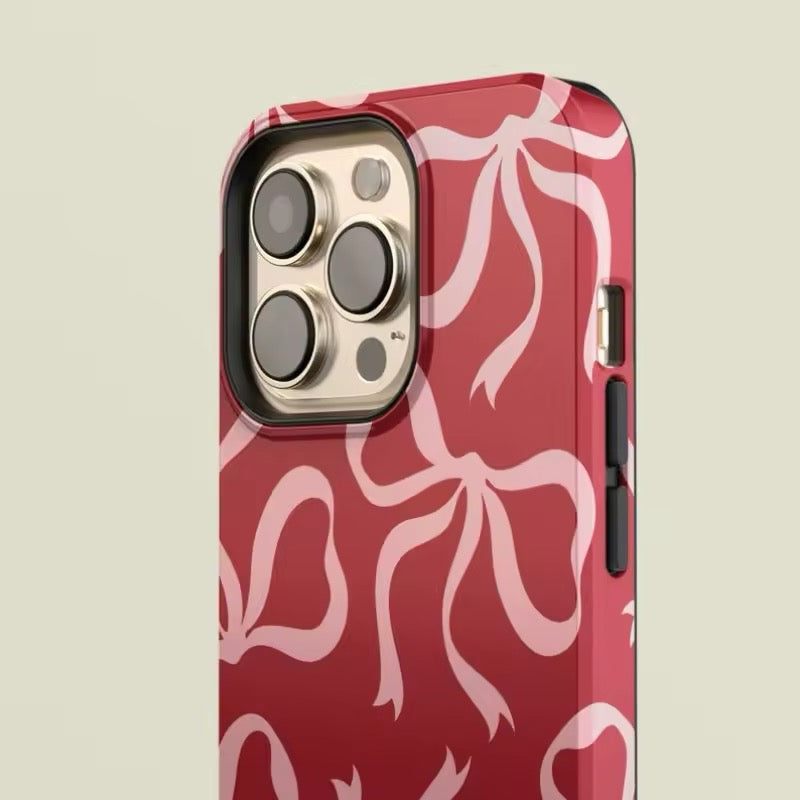 Coquette Pink Bow iPhone Case