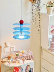 Colorful Acrylic Chandelier