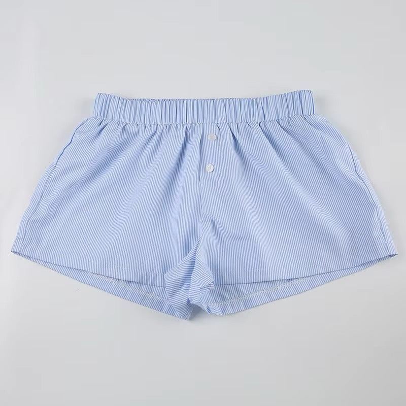 Striped Pajama Shorts