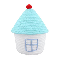 Kawaii House-Shaped Storage Basket