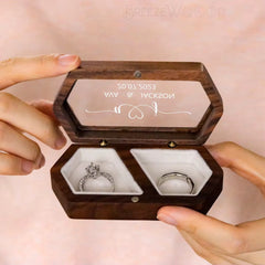 Personalized Wooden Ring Box