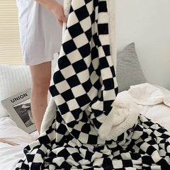 Nordic Checkerboard Blanket