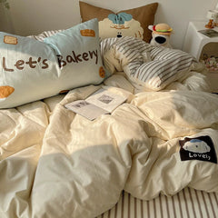 Cute Puppy Cotton Bedding Set