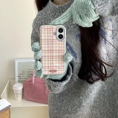 Retro Korean Plaid iPhone Case