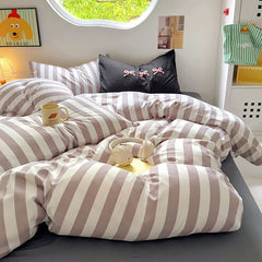 Brown Polka Dot Bedding Set
