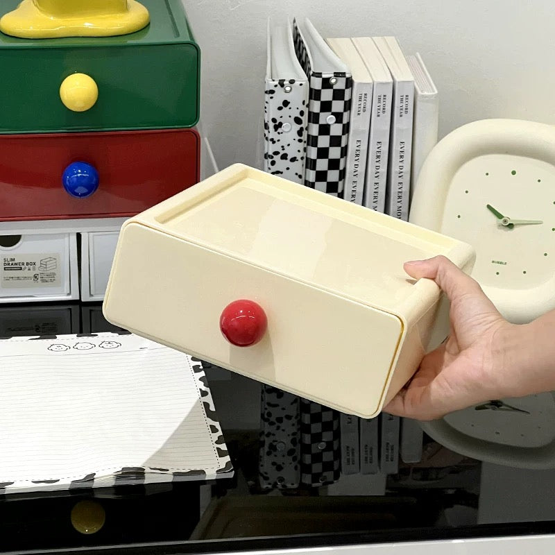 Retro Desktop Organizer with Drawer