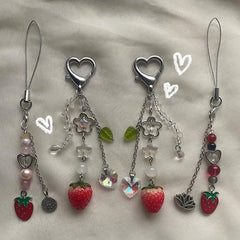 Strawberry Keychain & Phone Chain