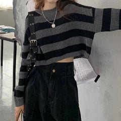 Y2K Cropped Sweater