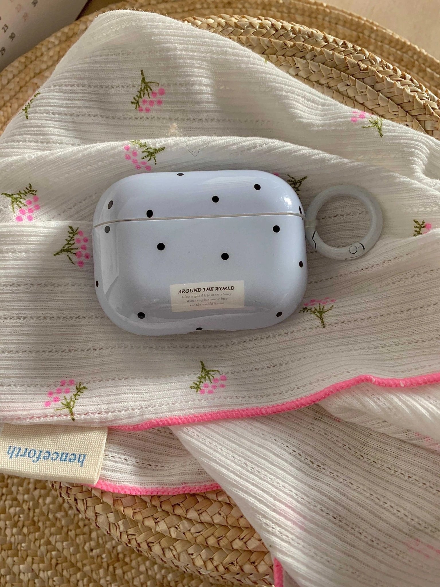 Blue Dots AirPods Case