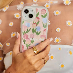 Pink Flowers iPhone case