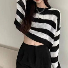 Y2K Cropped Sweater