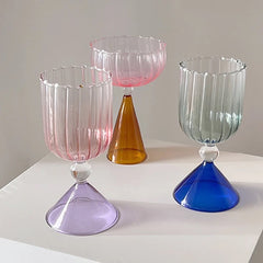 Colorful Cocktail Glass